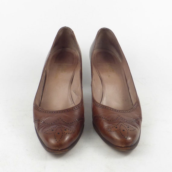 Bally Heels Shoes Vintage 1980s Spectator Made in… - image 2