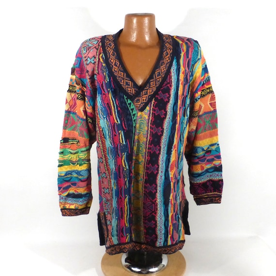 Coogi Sweater Jumper Vintage 1990s V neck Coogi Sw