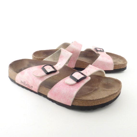 pink birkenstock sandals