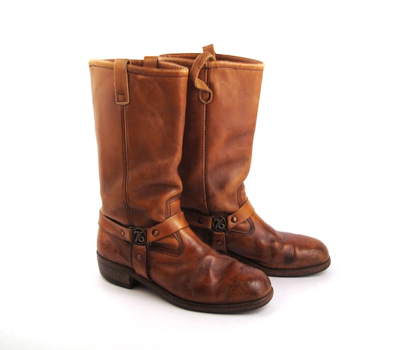 vintage harness boots