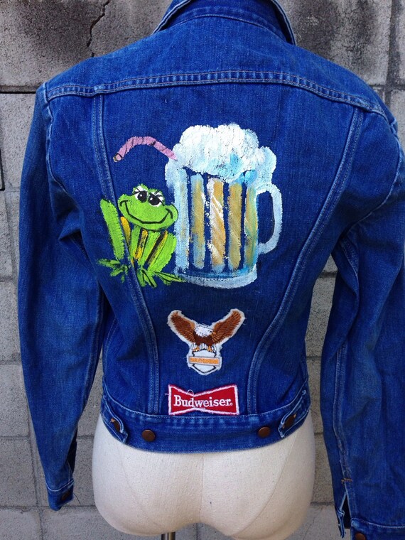 budweiser jean jacket
