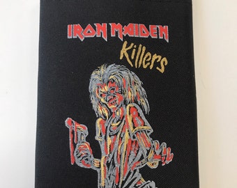 Iron Maiden Nylon Wallet Vintage 80s Wallet  1980s fabric wallet Killers