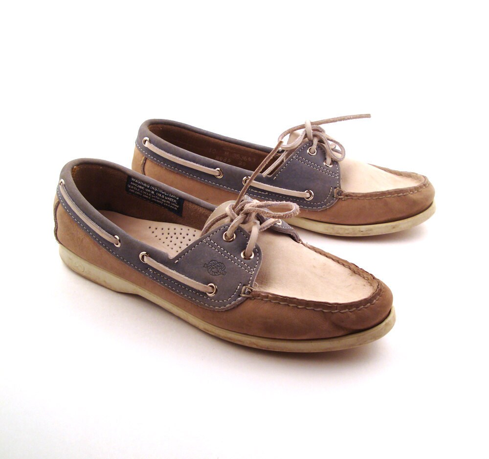 Boat Shoes Vintage 1980s Dexter Dex 