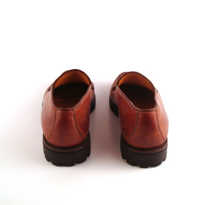 Cole Haan Loafers Brown Vintage 1990s Country Leather Shoes - Etsy