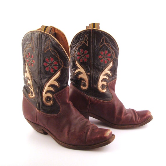 inlay cowboy boots