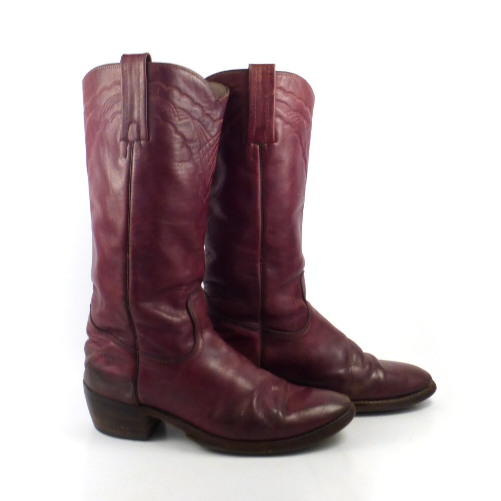 Frye hotsell burgundy boots