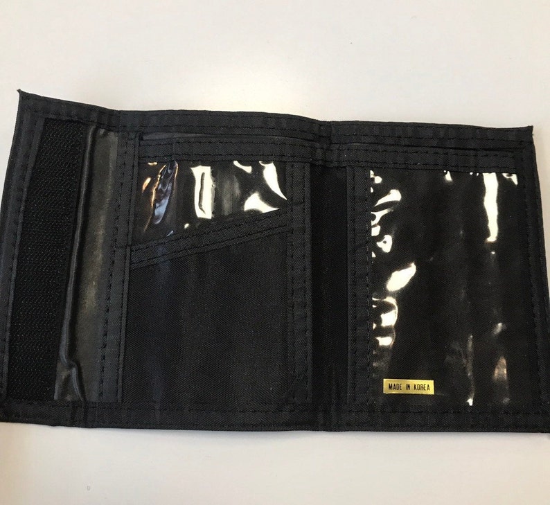 Def Leppard Nylon Wallet Vintage 80s Wallet 1980s fabric wallet Hysteria image 5