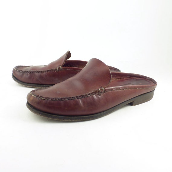 Cole Haan Loafers Brown Vintage 1990s Country Lea… - image 3