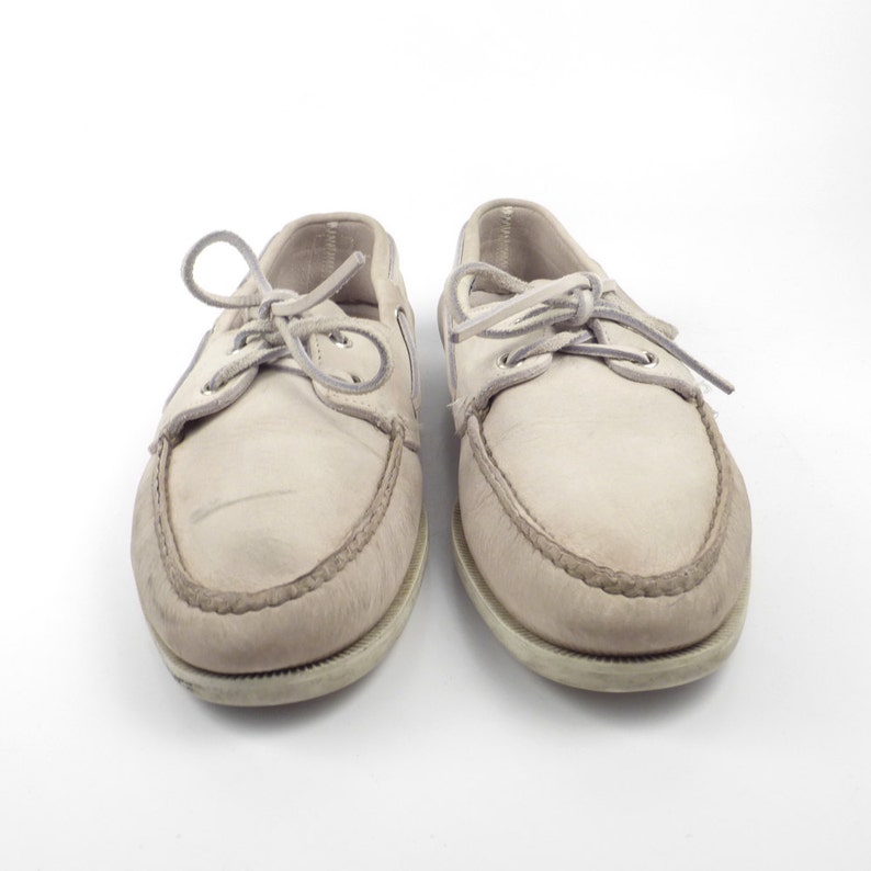 Boat Shoes Vintage 1980s Dexter Dex White Leather Women's Etsy