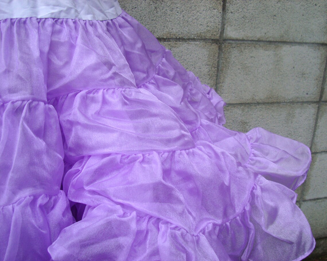 purple crinoline petticoat