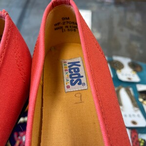 Keds Canvas Sneakers Vintage 1990s Champions essentials orange Women's size 9 image 5