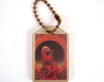 Vintage 1980s Grateful dead Blues for Allah Plastic Key Chain
