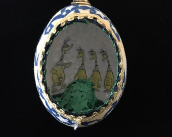 The Sneetches Real Egg Ornament