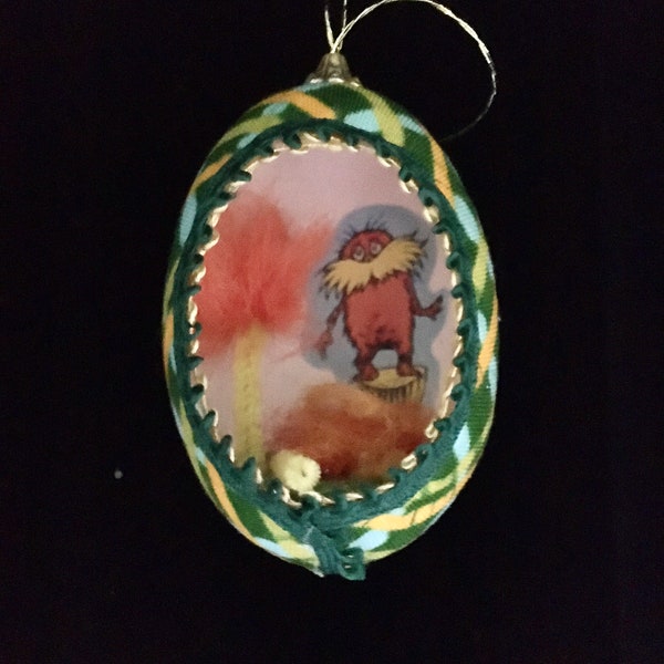 The Lorax A Real Egg Ornament