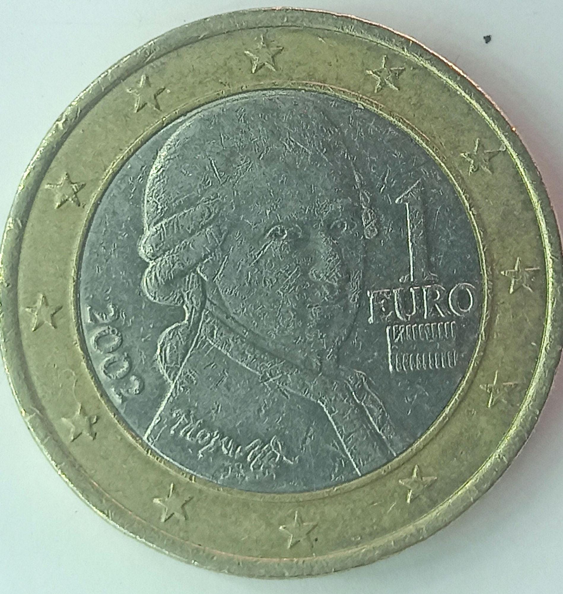 2002 EURO Coin Bracelet Silver & Gold Tone 8 Coins 1 Euro Coin 2002 - Etsy main image 2
