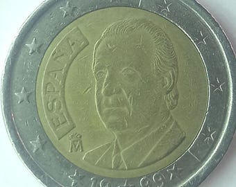 1999年スペイン2ユーロ硬貨 - 記念スペイン通貨コレクション - Etsy 日本