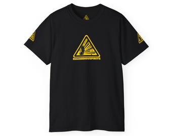 Shadow Man Sword T-Shirt: Hazardous Spirits, Gothic Occult Tee