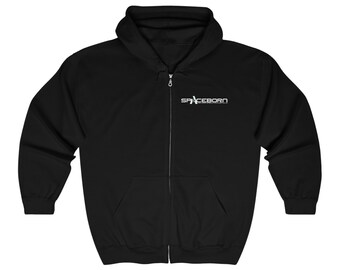 Spaceborn Zip-Up Hoodie: THELACEFFECT Art Research