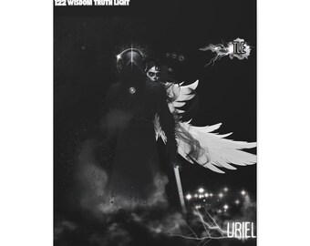 Uriel Angel Canvas Art: Salvation, Wisdom, Light, Truth - Giclée Print