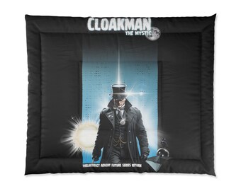The Mystic Comforter: Cloakman Design, Warm Polyester Blanket