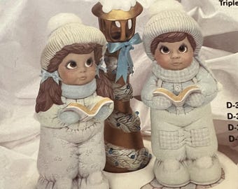 Alice in Wonderland Grandfather Clock, Ceramic Pottery Mantel