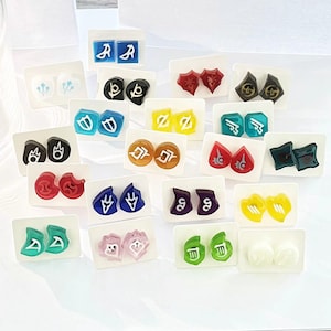 FFXIV Job Stone Stud Earrings | Final Fantasy XIV Soul Crystal Jewelry | Handmade FFXIV Class Earrings | Gamer Gift | Fantasy Jewelry