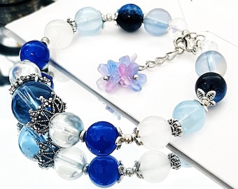 Kamisato Ayato Genshin Bracelet: Handmade Hydro-Inspired Jewelry