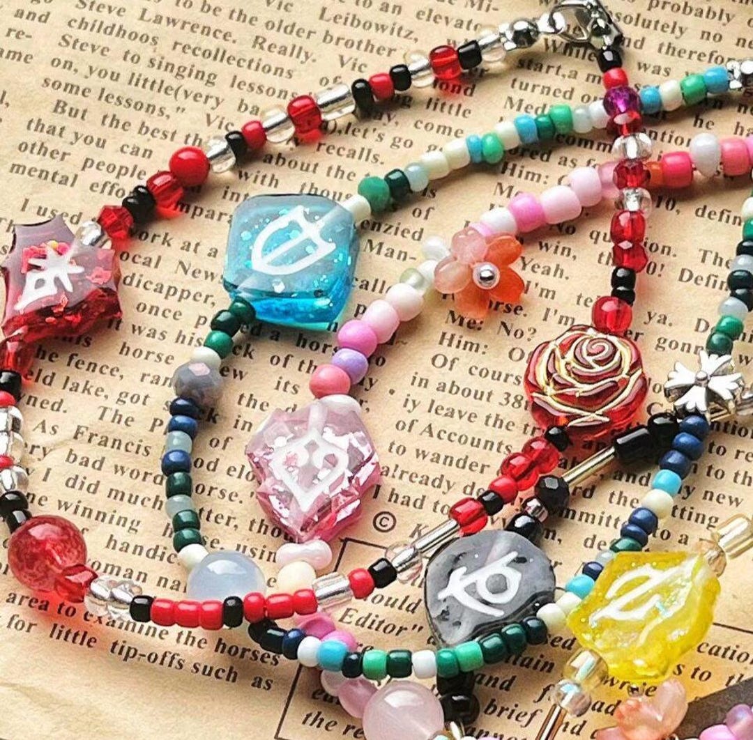 FFXIV Job Stone Beaded Phone Strap