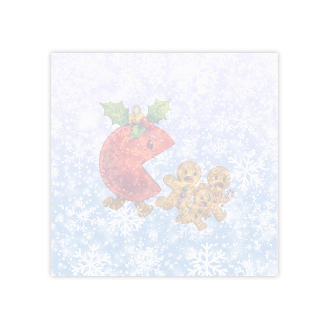 Gingerbread Note Design Festive Notepads With Gingerbread Design | Holiday Stationery, Gift ...