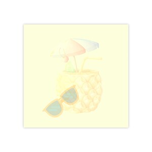 Pineapple Summer Notepads, Cute Sticky Notes, Office Supplies, Planning, Back to School, Tropical Gift Idea, Desk Decor