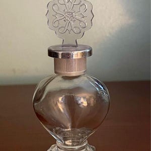 Vintage Empty Avon Snowflake Perfume Bottle