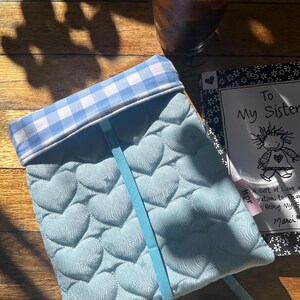 Quilted Book Pouch