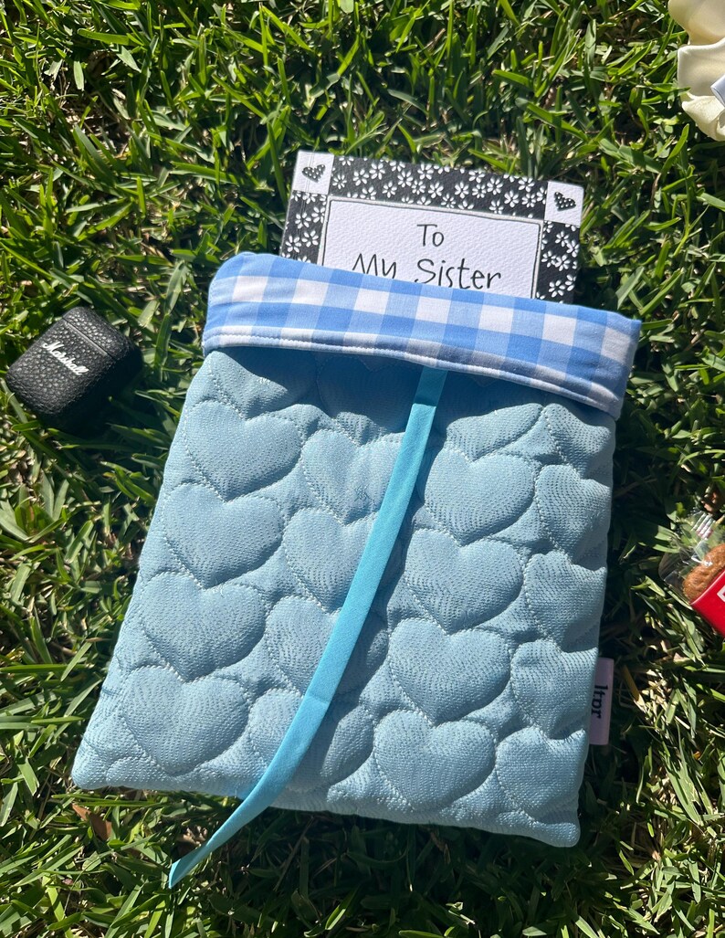 Quilted Book Pouch