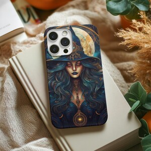 Celestial Witchy Phone Case for iPhone 16 - Magical Protection for Smartphone, Gift, Stylish Accessory, Tough Cases, Unique Design