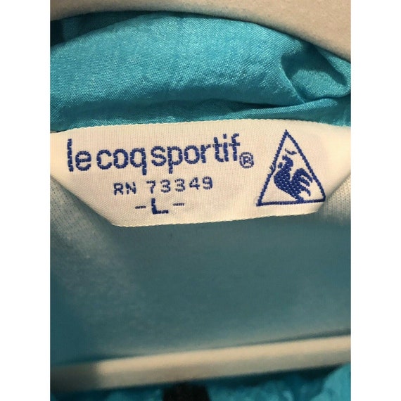 Vintage Mens M 80s Windbreaker Jacket Le Coq Spor… - image 5