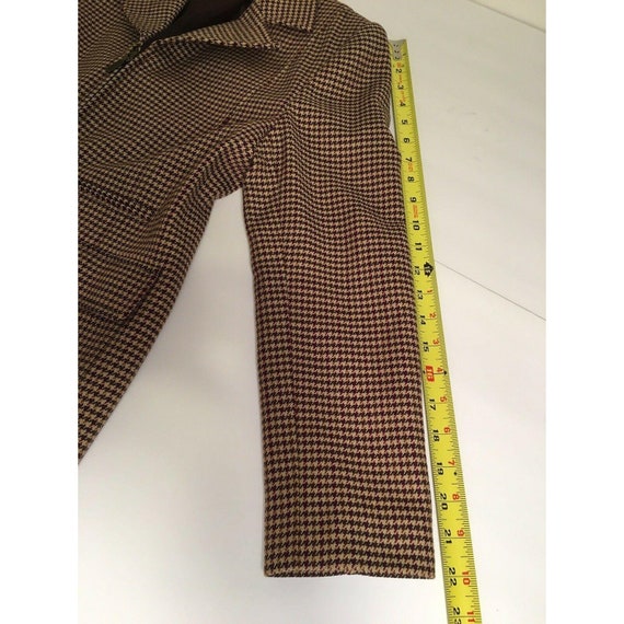 Vintage Embassy Row Womens 4 Brown Wool Blazer Pe… - image 10