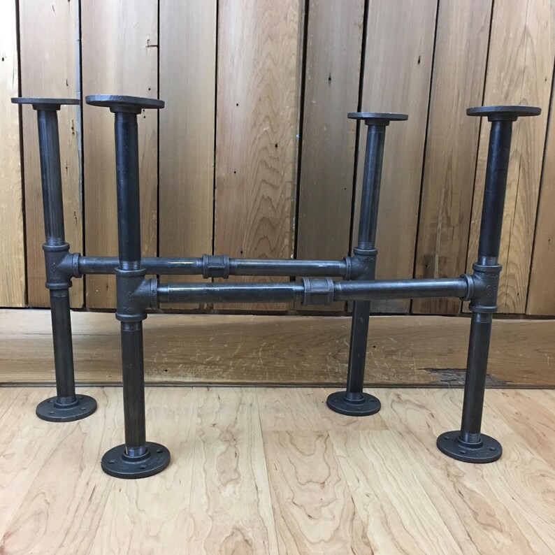 Industrial Iron Pipe Coffee Table Legs Set Of Two 2