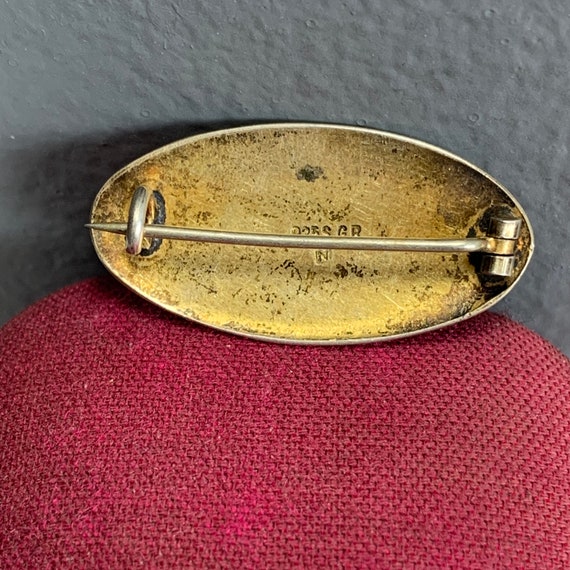 Vtg Norwegian Norway Gold Gilt Silver Enamel Pin … - image 6