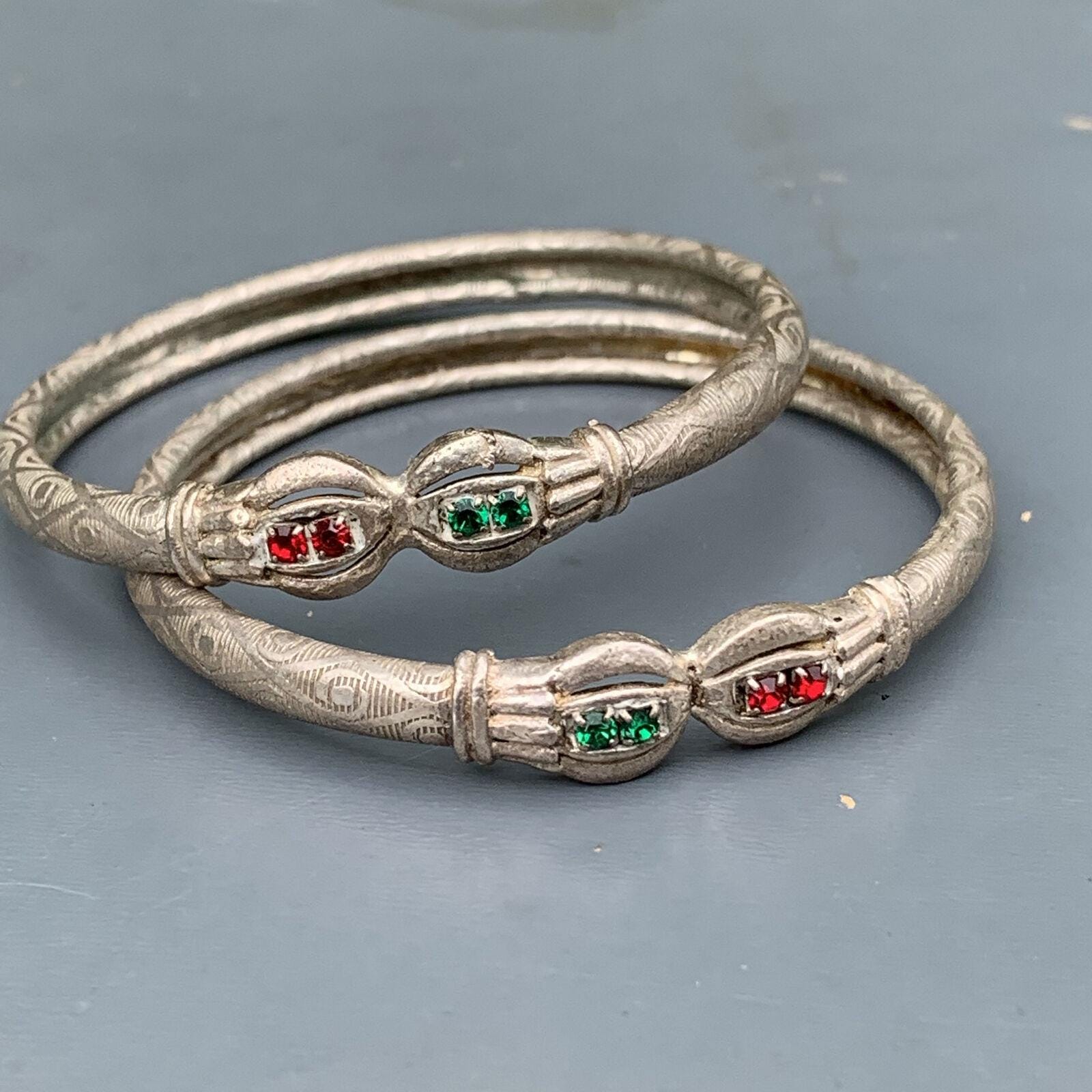 ヴィンテージ　スターリングシルバー スリーライン バングル 71FXbiP8pnL._AC_UL210_SR210,