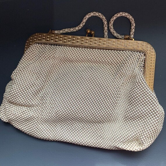 Early Whiting & Davis Enameled Mesh Purse . Inclu… - image 2