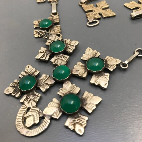 Vintage Pendant Necklace . Italy Italian Jewelry - Gem