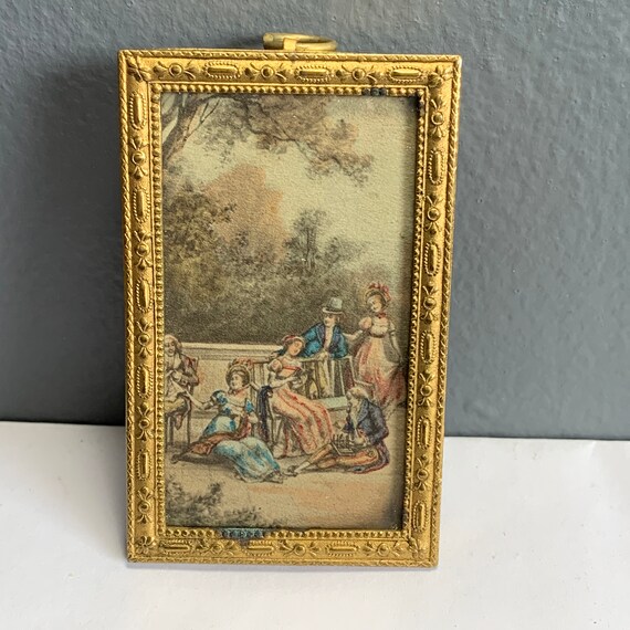 Unusual Antique Victorian Miniature Village Scene… - image 1