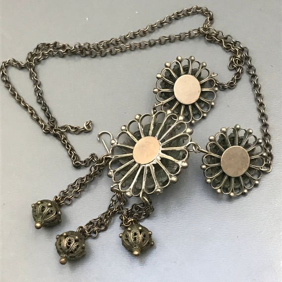 Art Deco  Necklace . Filigree  .  Middle Eastern … - image 8