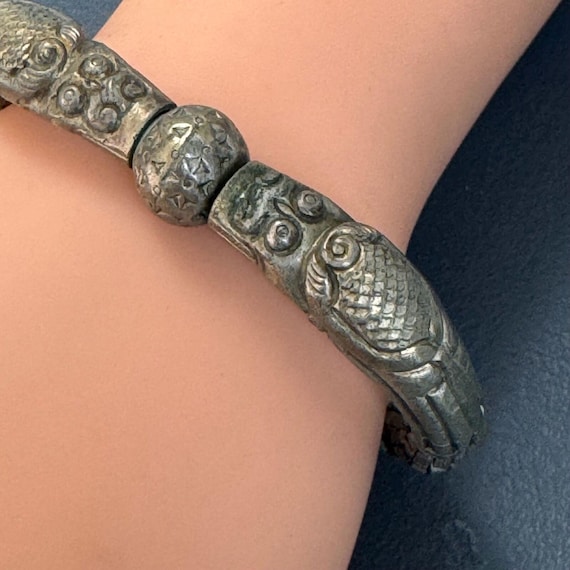 Vintage Woven Chain Dragon Bangle Bracelet Ethnic Jewelry - Etsy