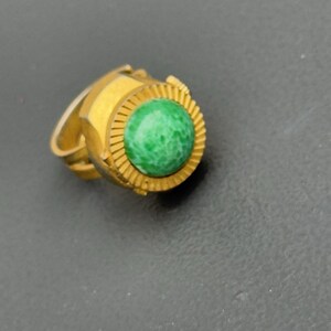 Bague de montre Wilson 17 rubis, mouvement mécanique, verre de Pékin doré, suisse image 5