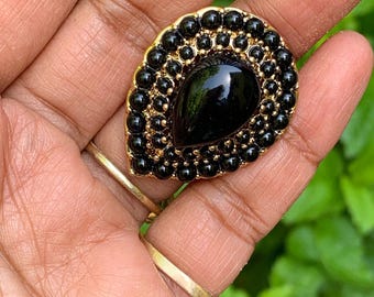 Anneau Kenneth Jay Lane . Bague cocktail MASSIVE. Bijoux indiens KJL , Déguisement j