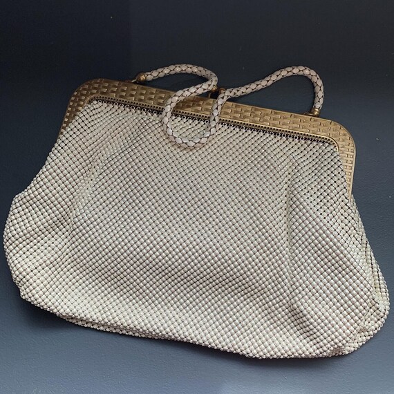 Early Whiting & Davis Enameled Mesh Purse . Inclu… - image 1