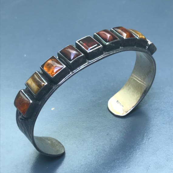 Vintage Cuff Bracelet . Bangle . Mod Modern  . Am… - image 3