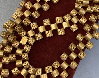 ヴィンテージ民族誌的トライバルシルバーペンダントチェーンネックレス