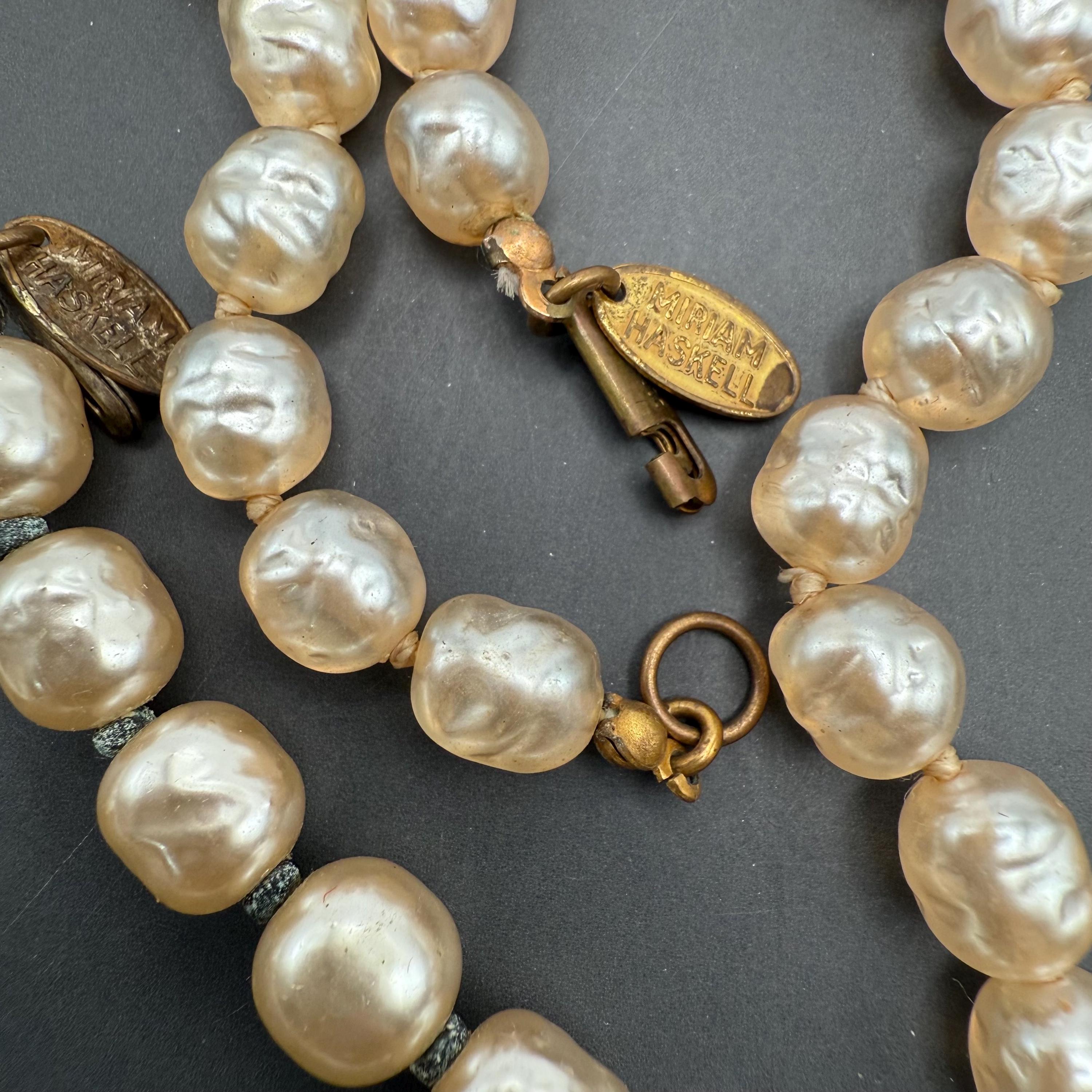 Miriam haskell crystal necklace - Etsy 日本